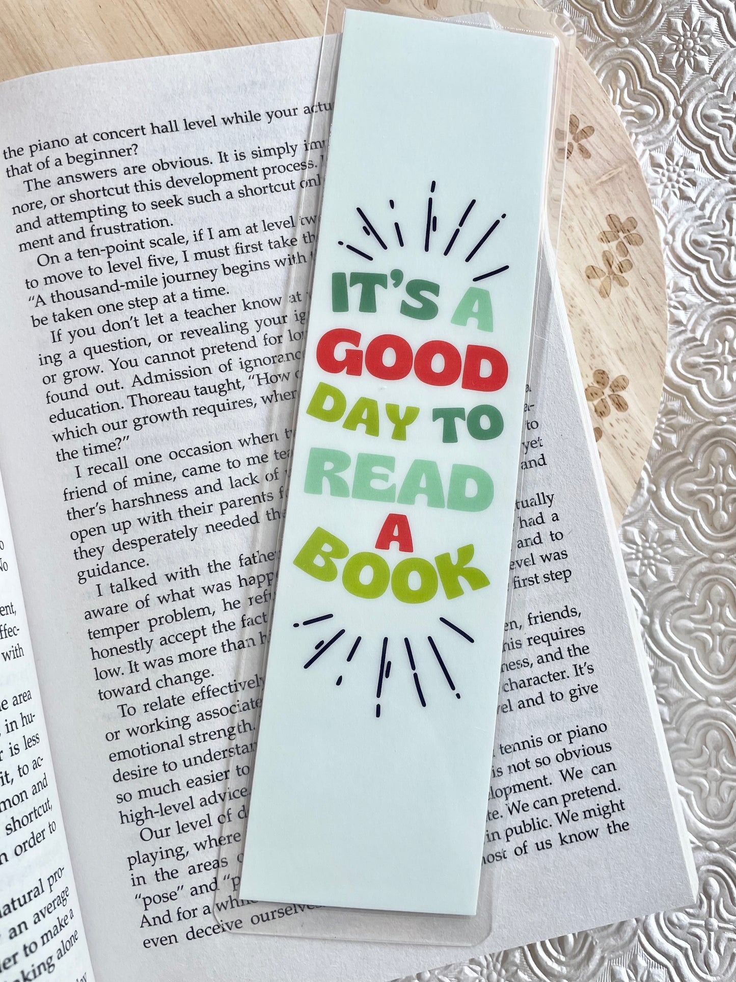 It’s a Good Day to Read a Book Double Sided Bookmark