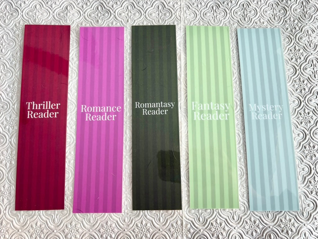Thriller Reader Bookmark