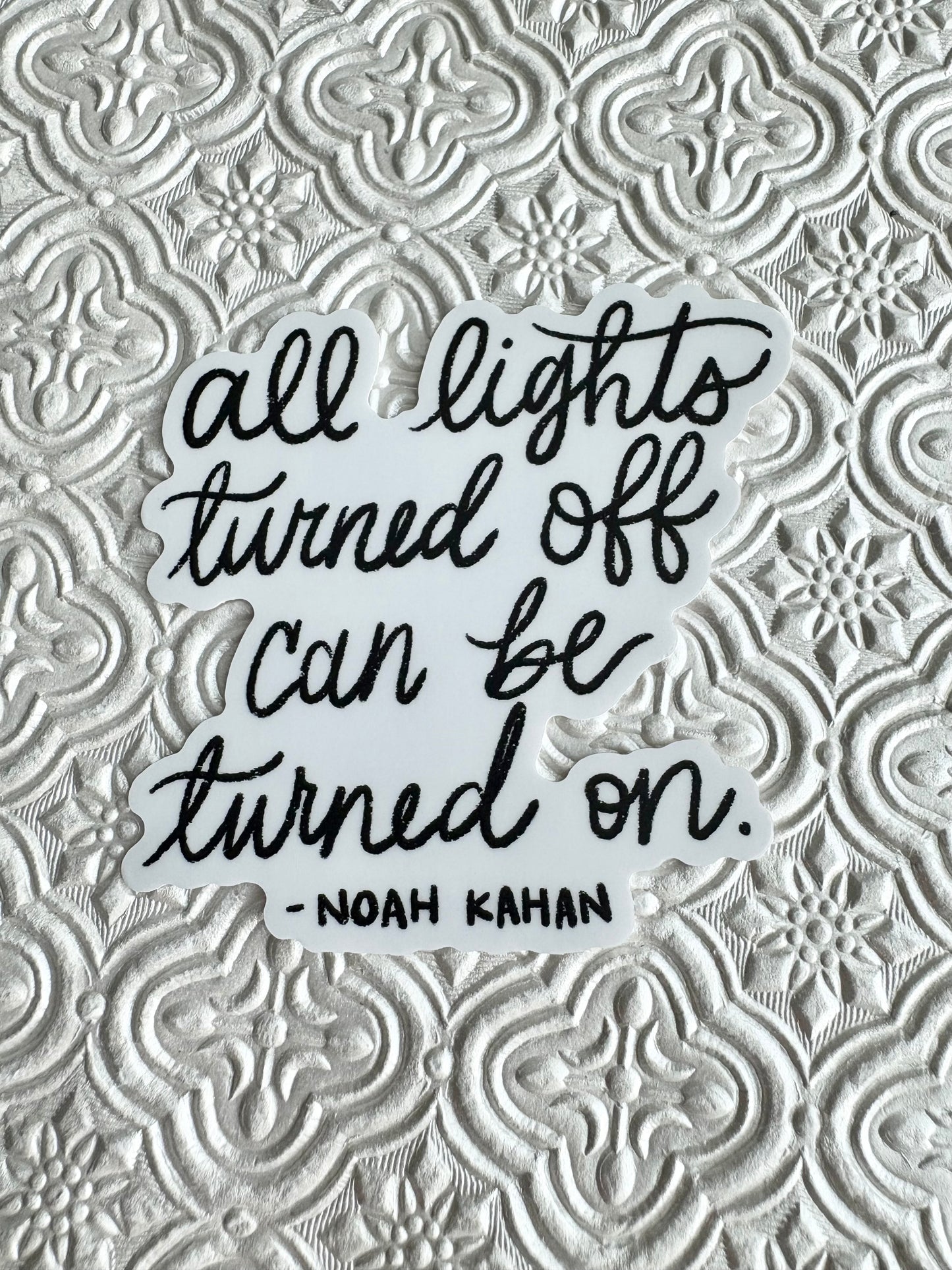 All Lights Turned Off Sticker
