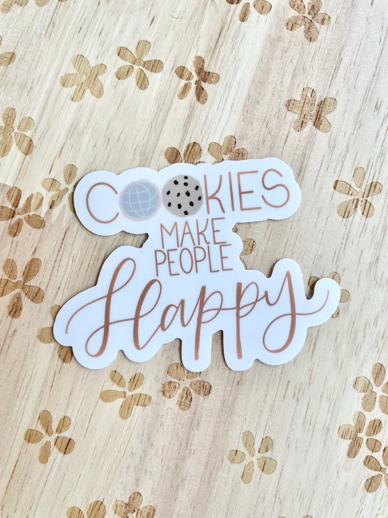 Cookies Make People Happy Sticker
