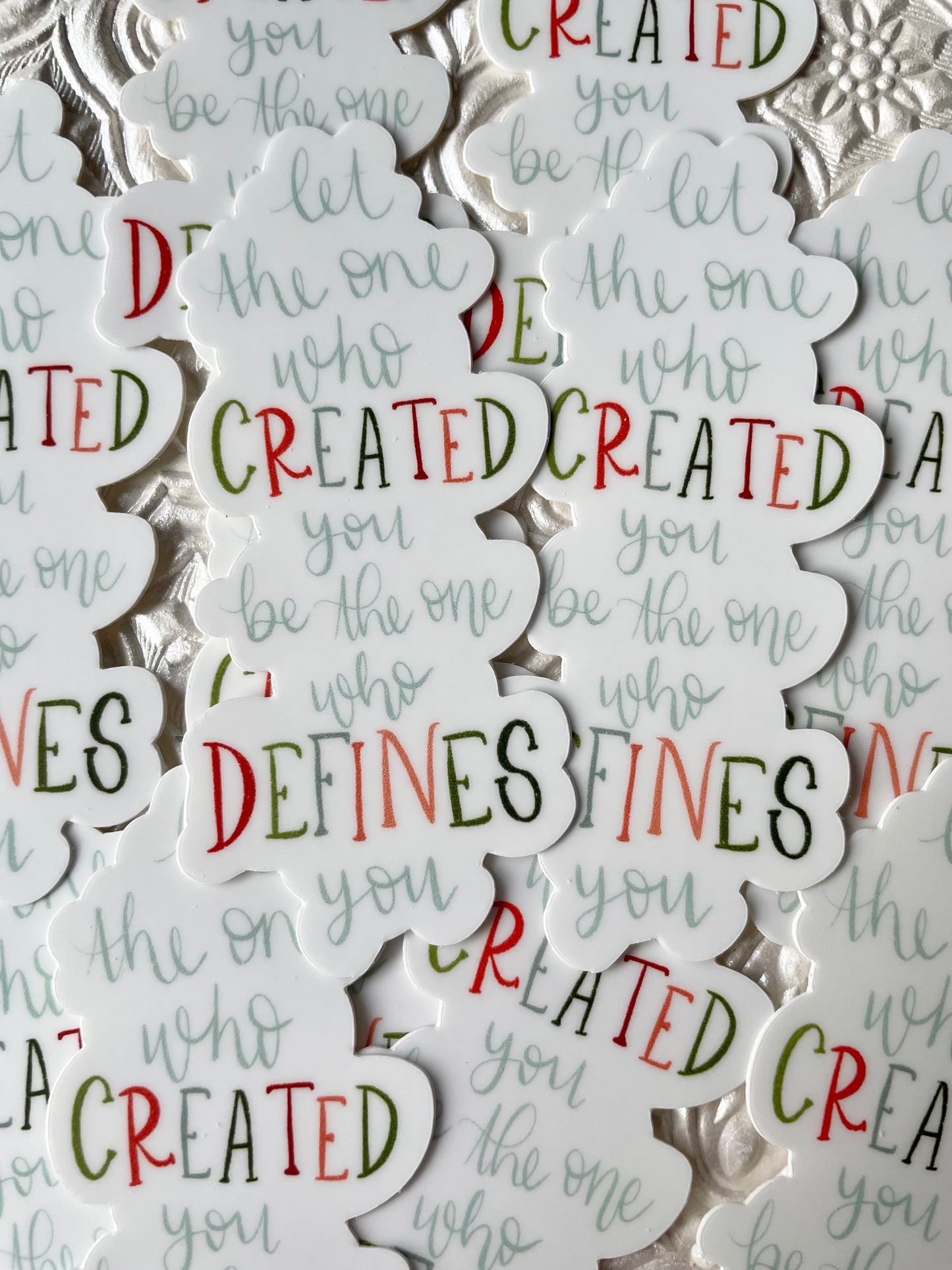 The One Who Created You Worship Sticker