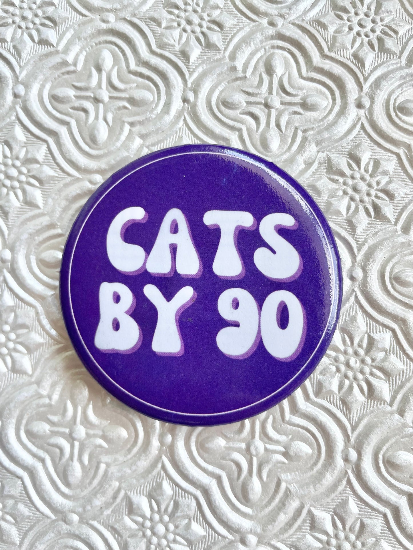 Cats by 90 Gameday Pinback Button