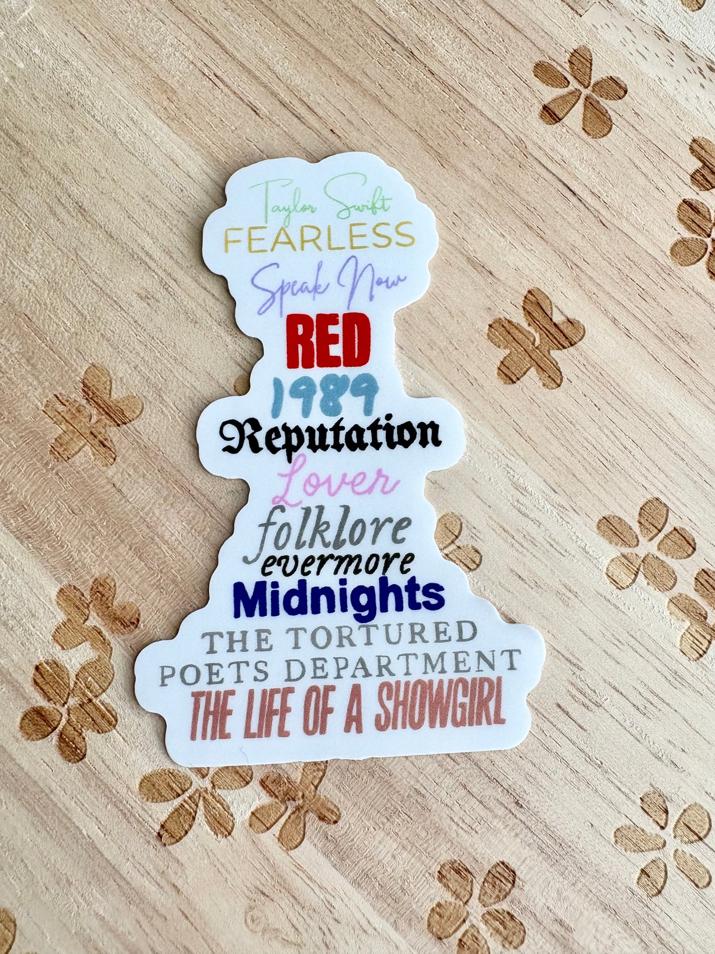 Eras Taylor Swift Sticker