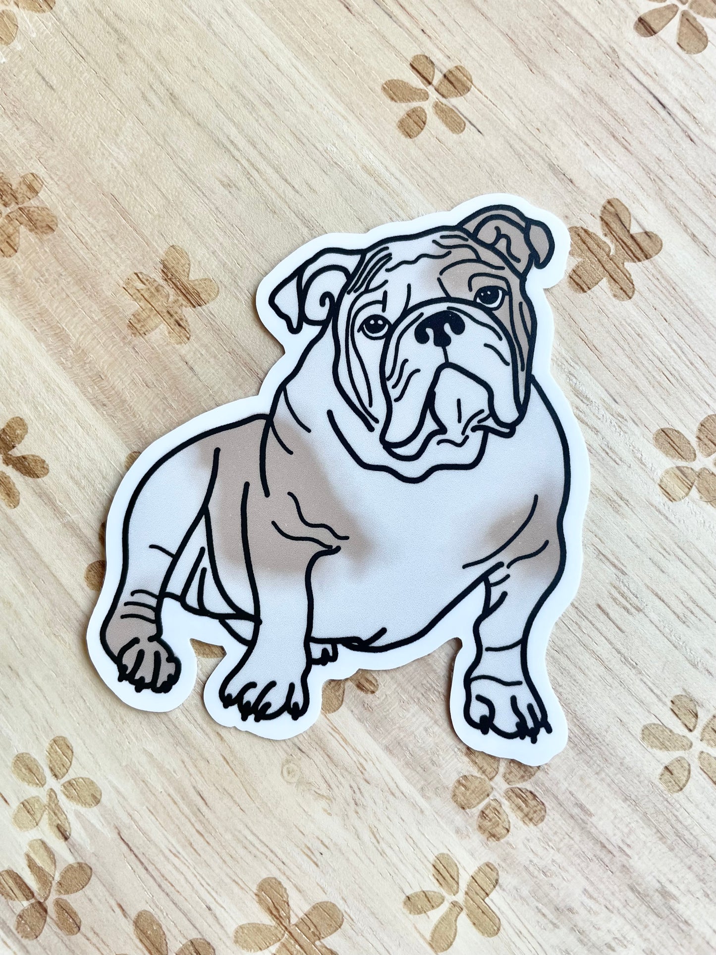 English Bull Dog Sticker