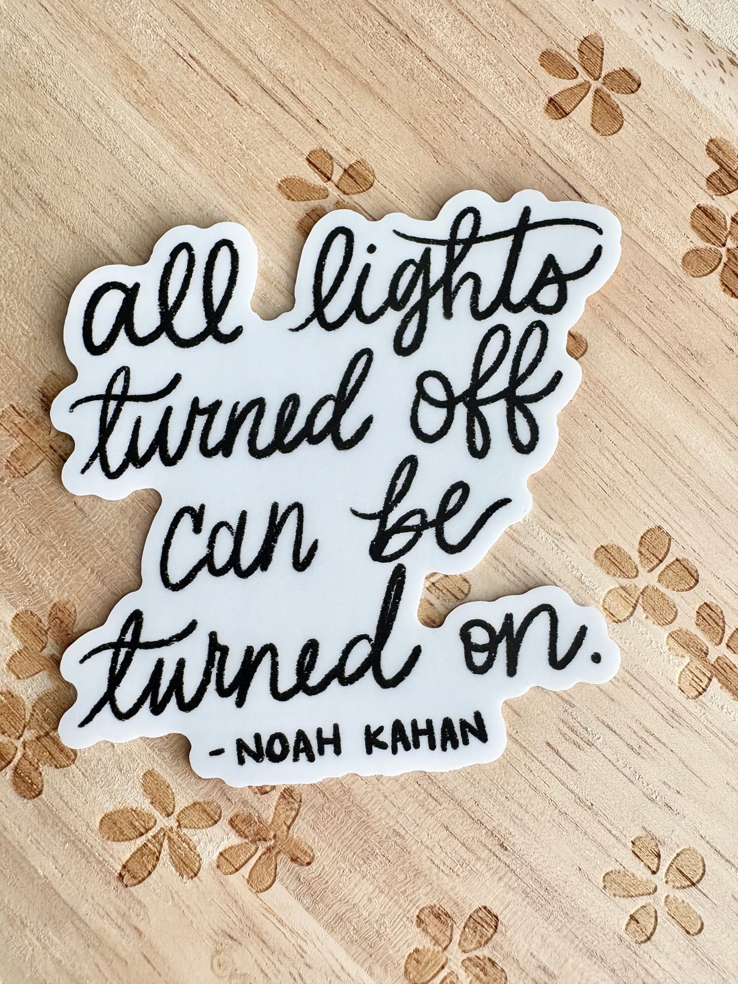 All Lights Turned Off Sticker