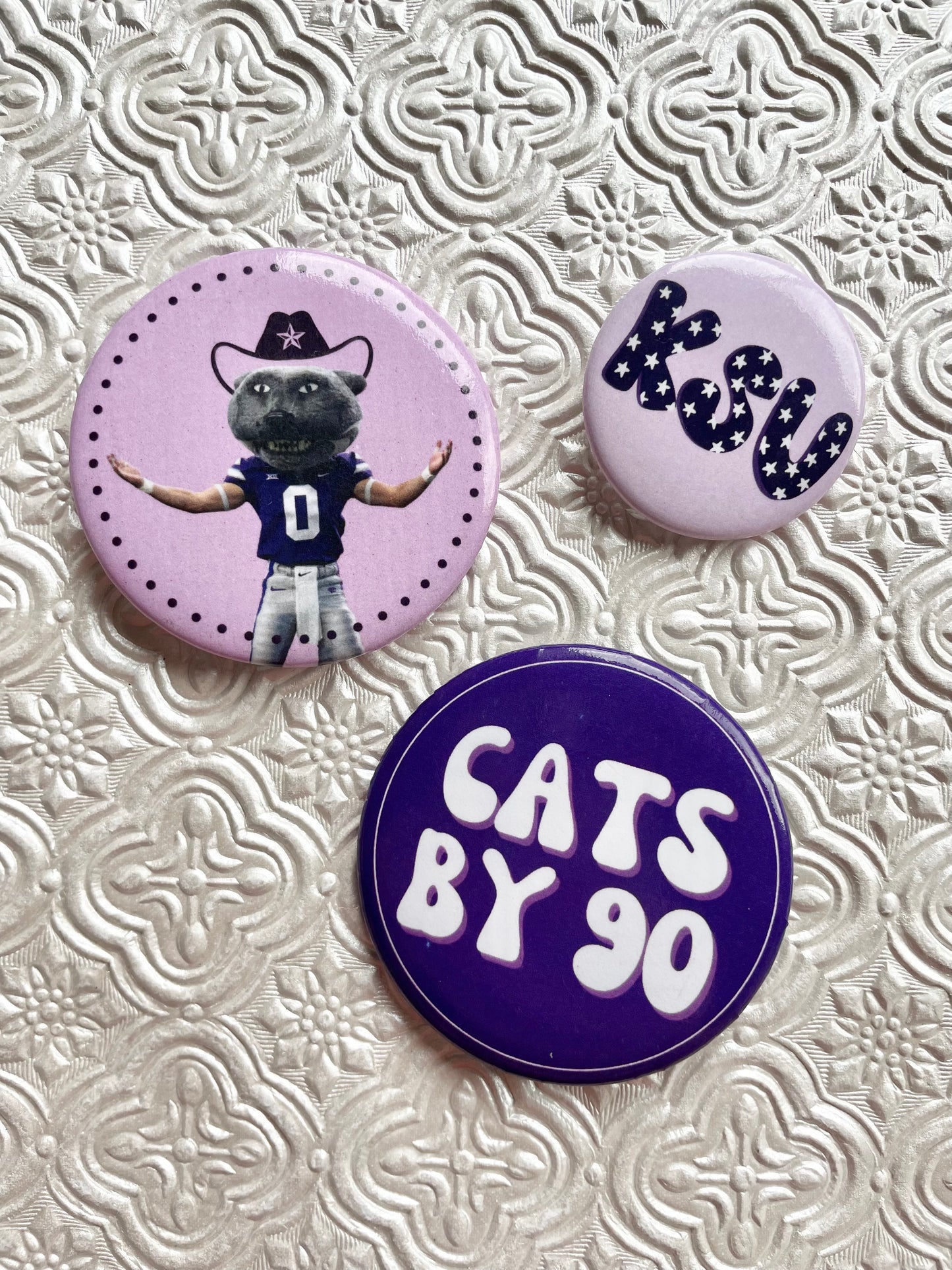 KSU Mini Gameday Pinback Button
