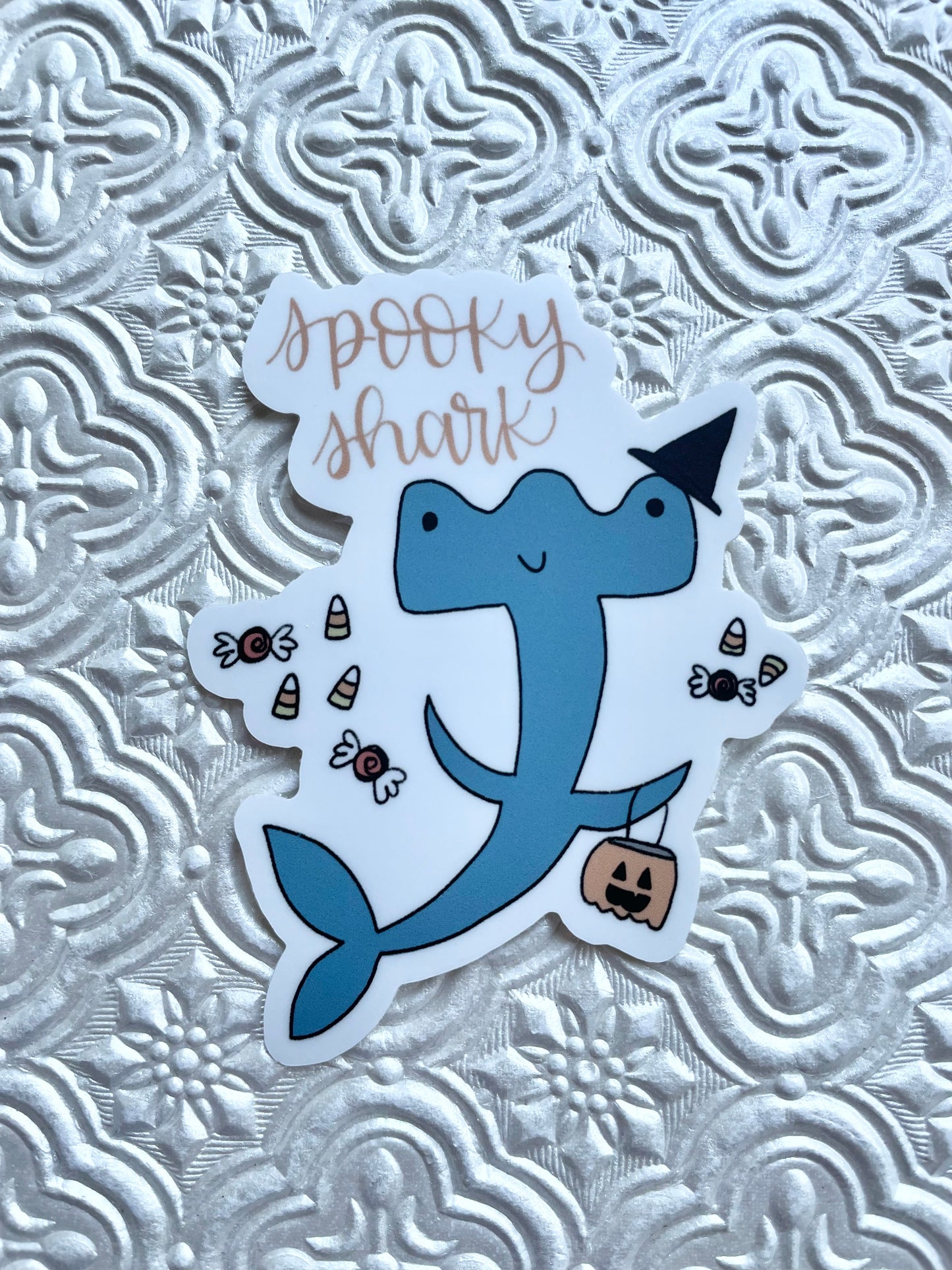 Spooky Shark Sticker
