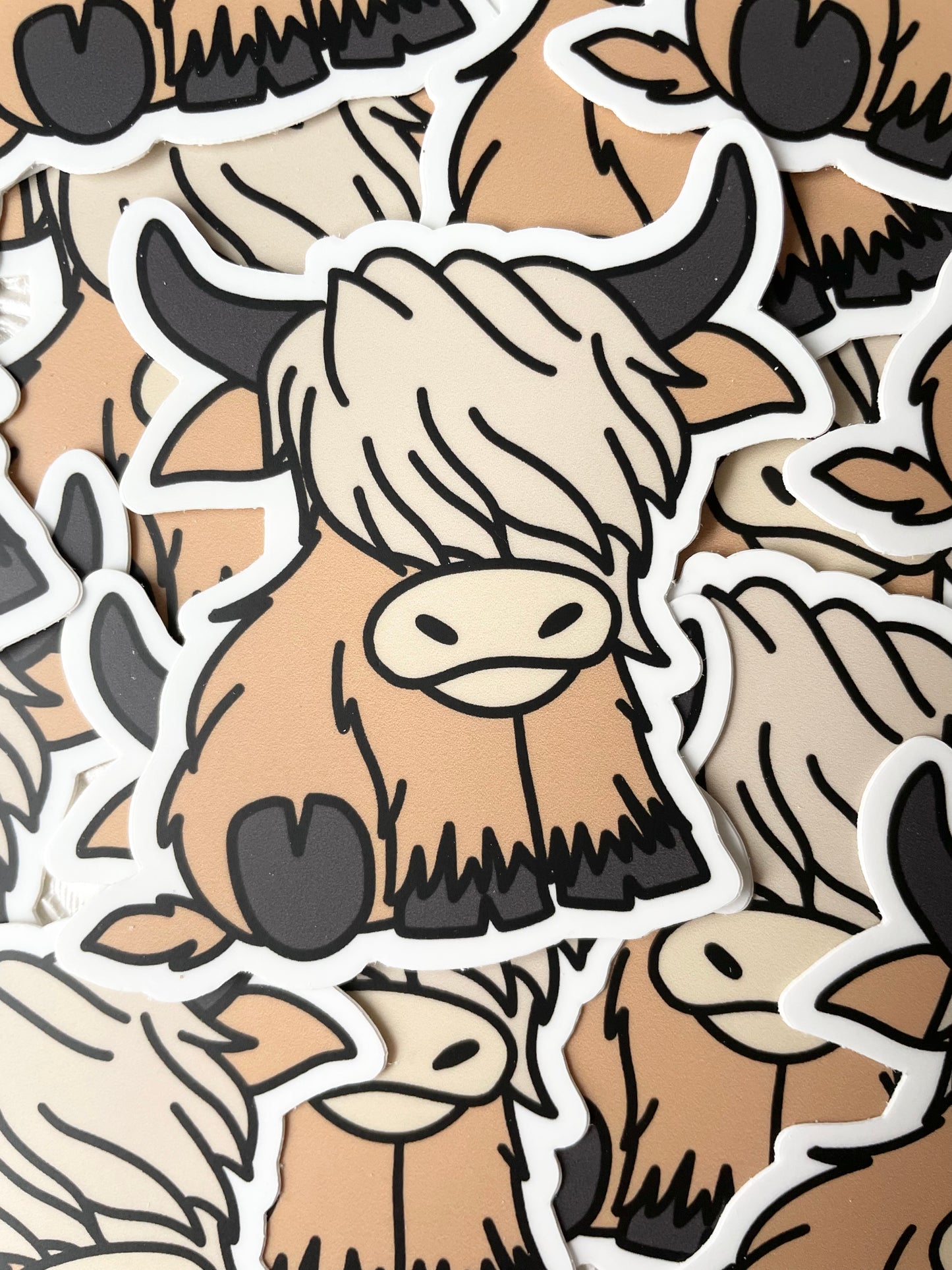 Cow sticker