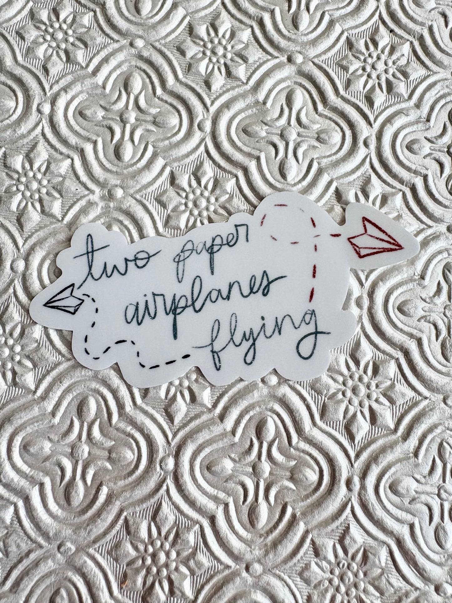 Paper Airplanes Flying Taylor Swift Sticker