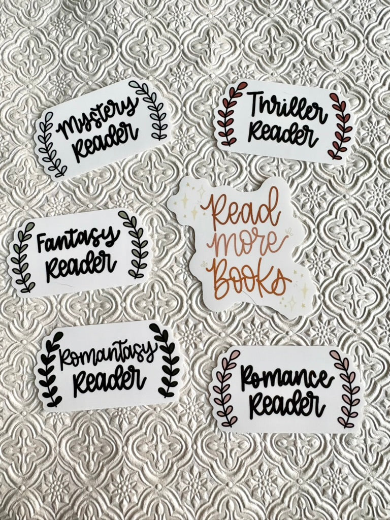 Fantasy Reader Sticker