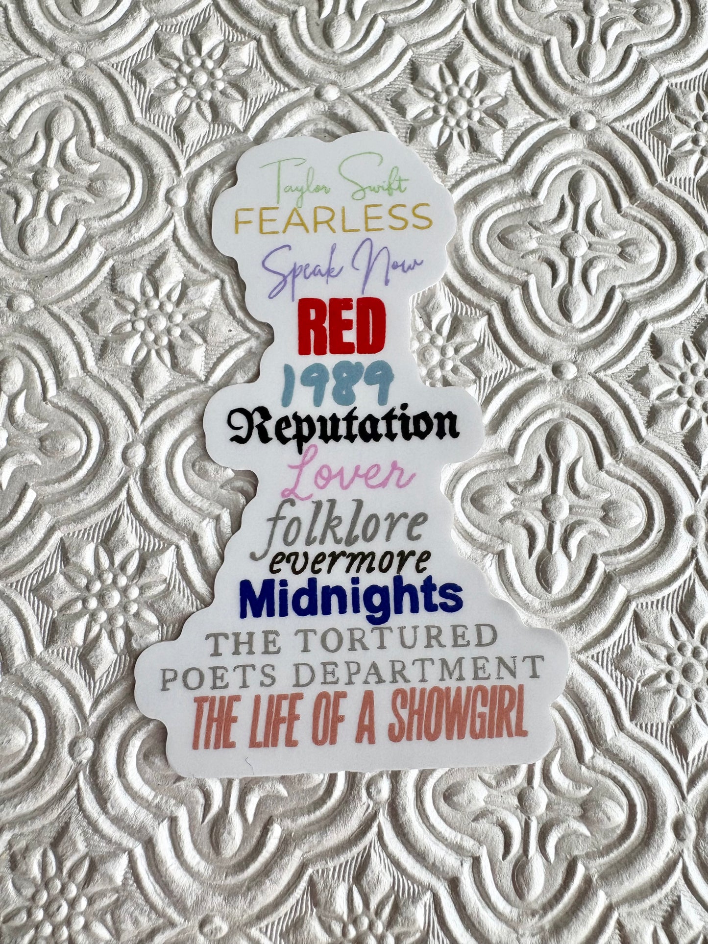 Eras Taylor Swift Sticker
