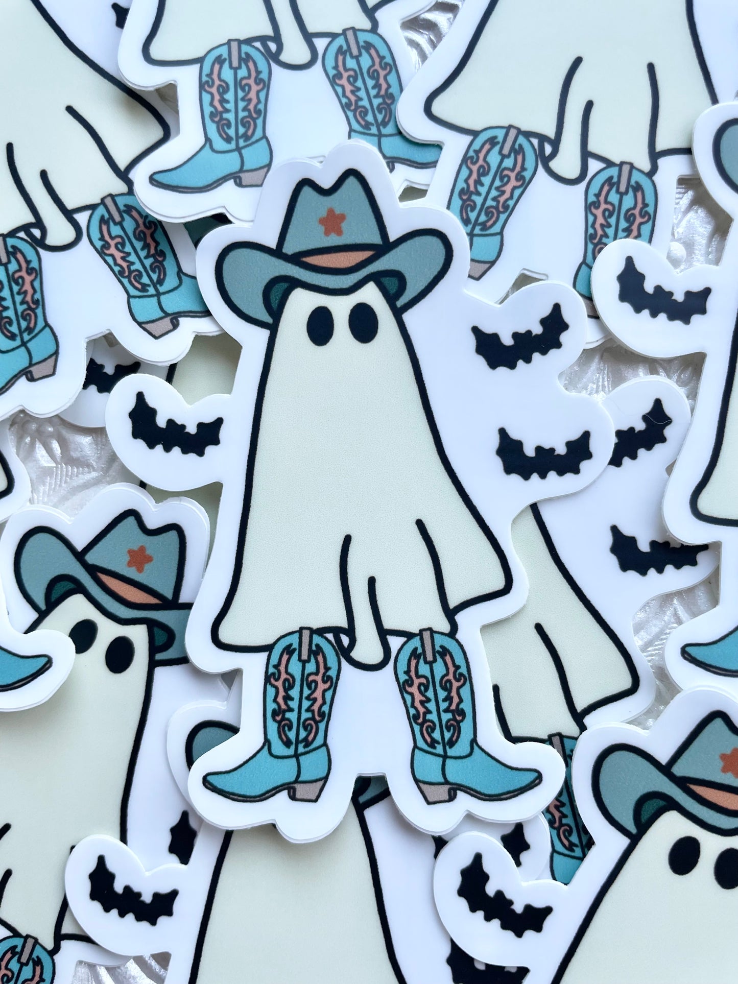 Cowboy Ghost Sticker