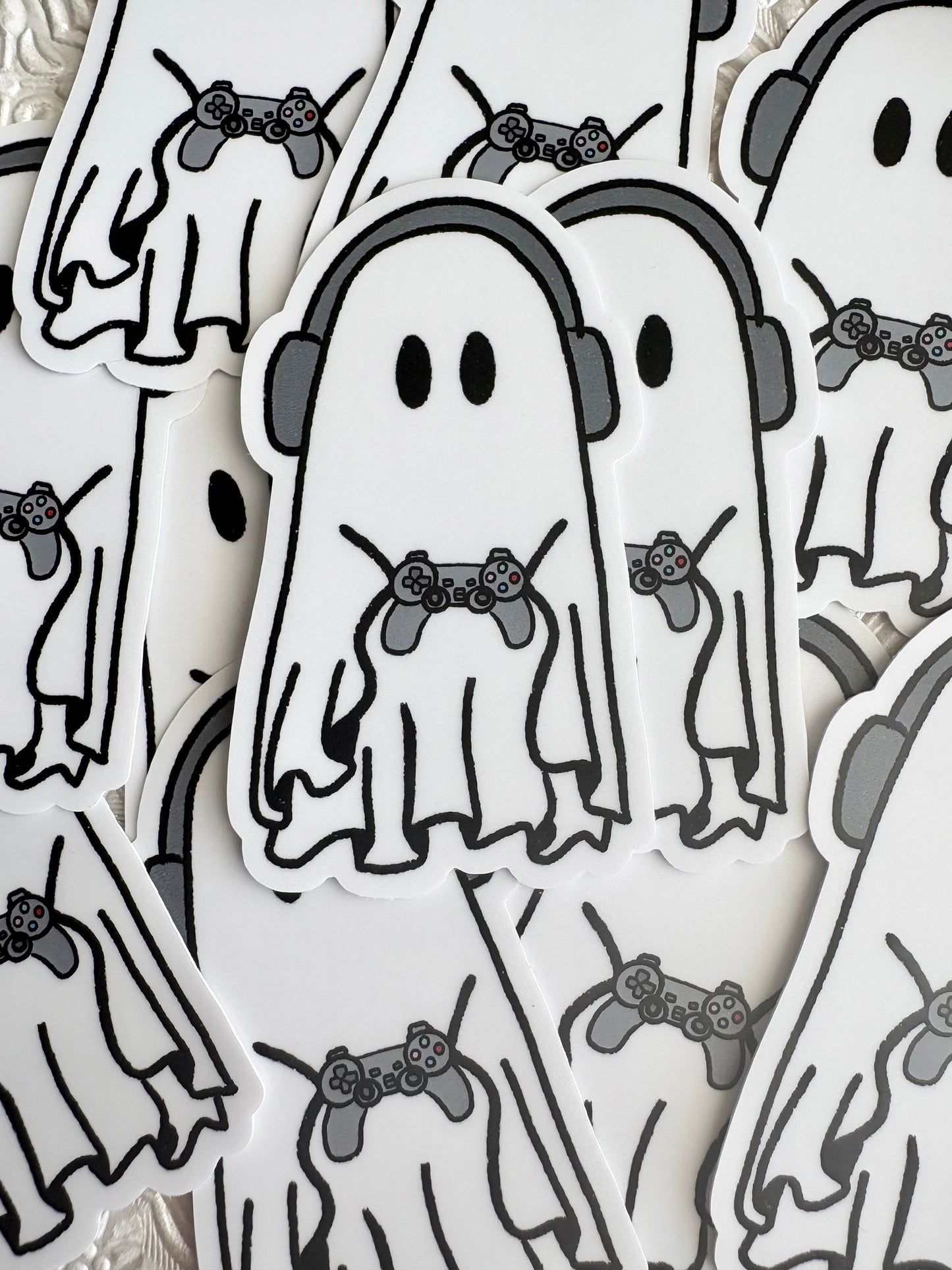 Gamer Ghost Sticker