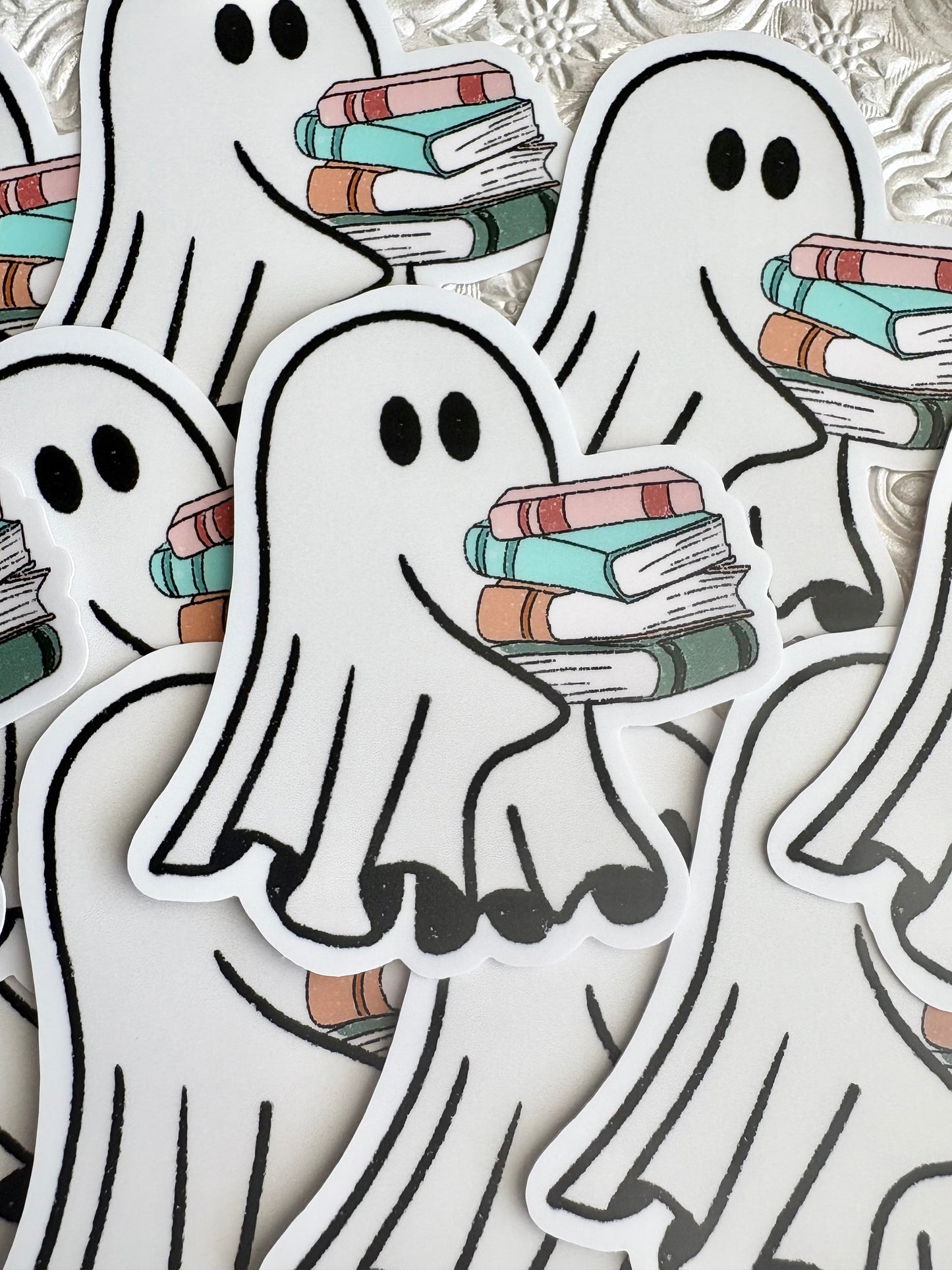 Bookish Ghost Sticker