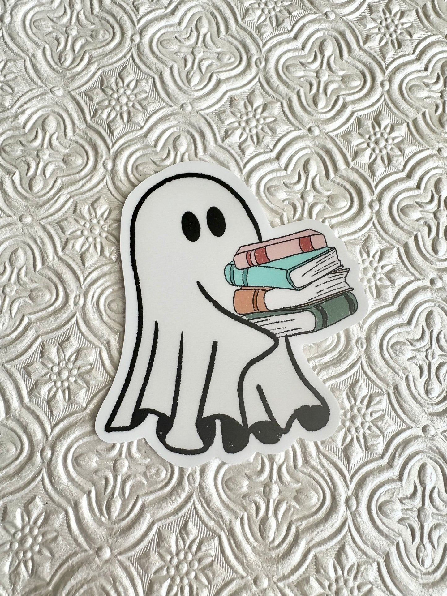 Bookish Ghost Sticker