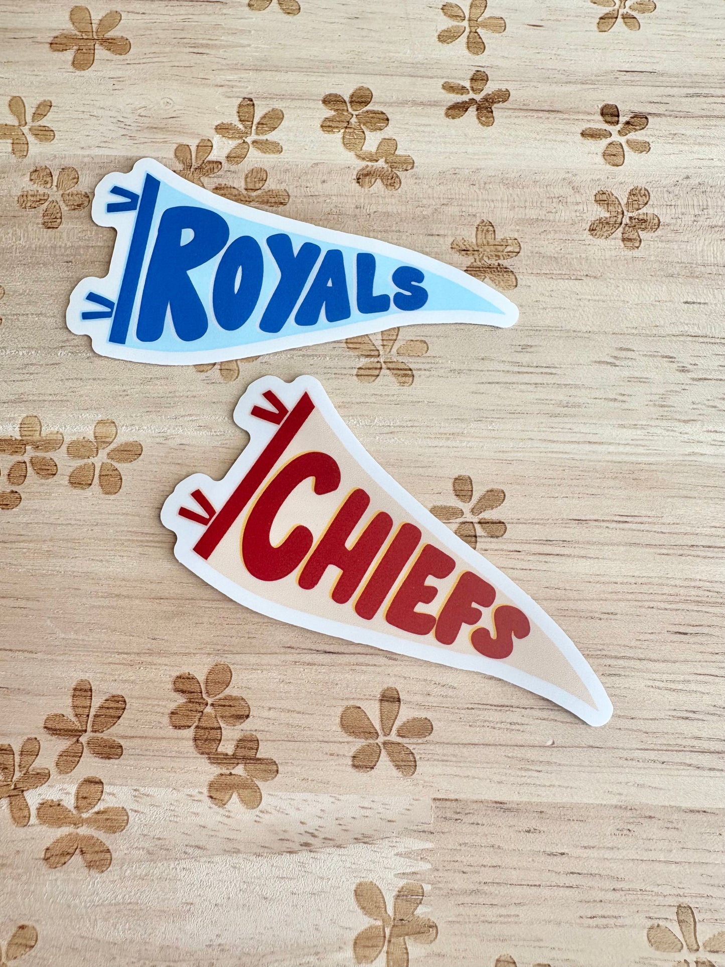 Chiefs Pennant Flag Sticker