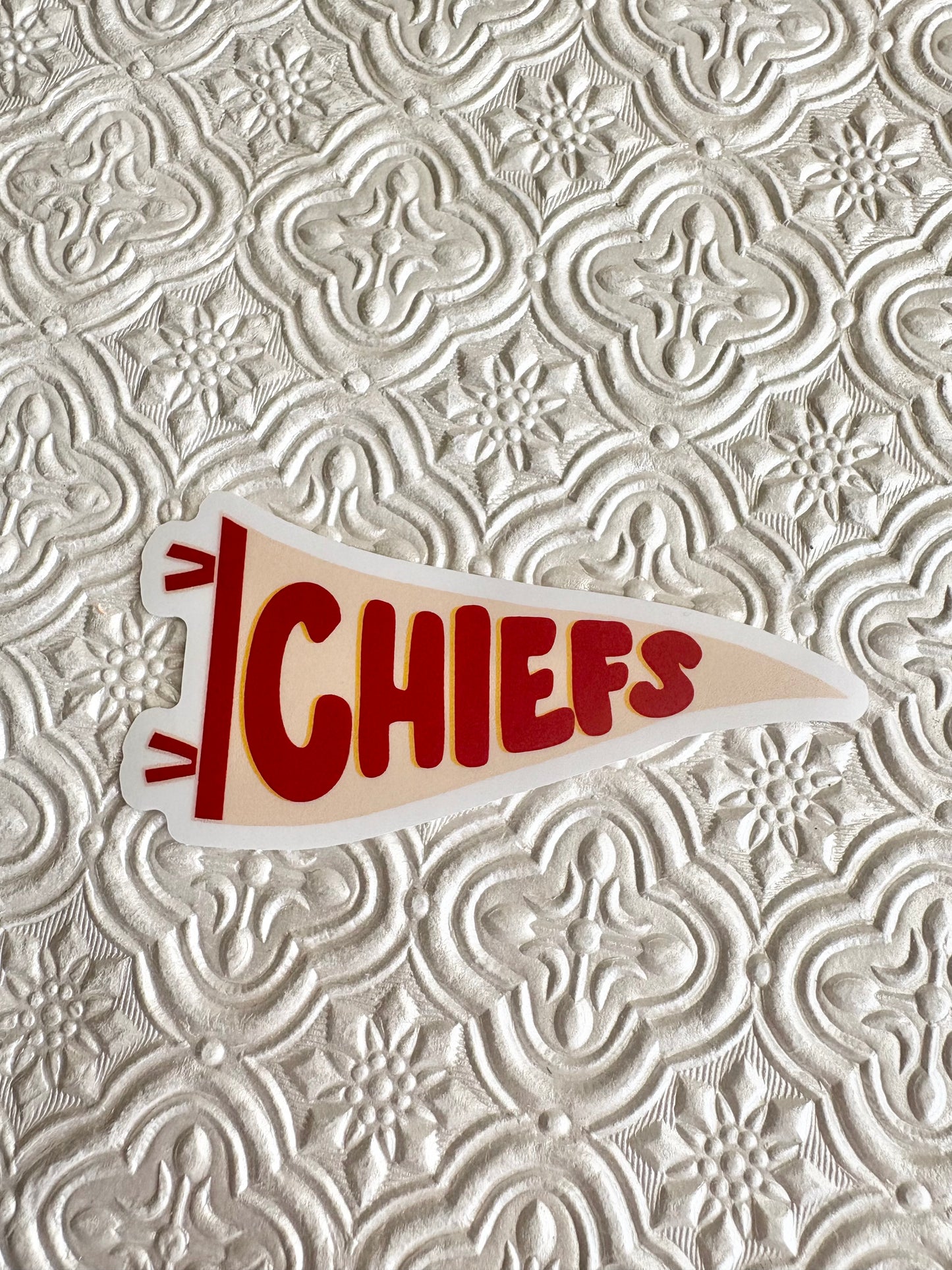 Chiefs Pennant Flag Sticker