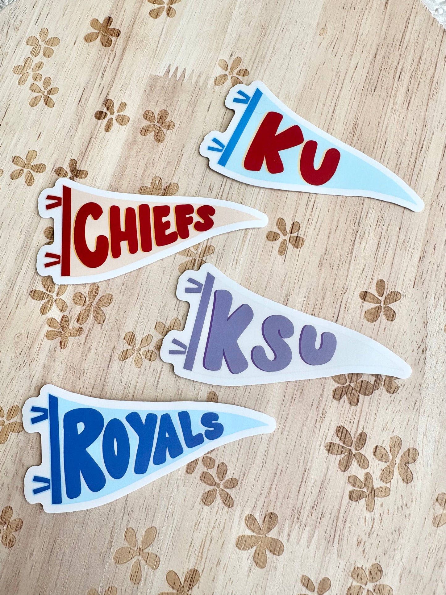 Chiefs Pennant Flag Sticker