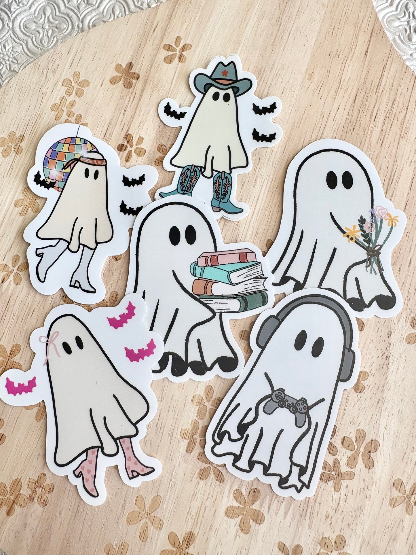 Girly Ghost Sticker