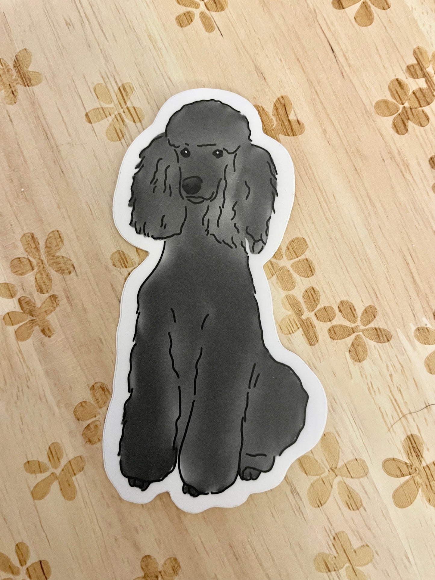 Poodle Sticker