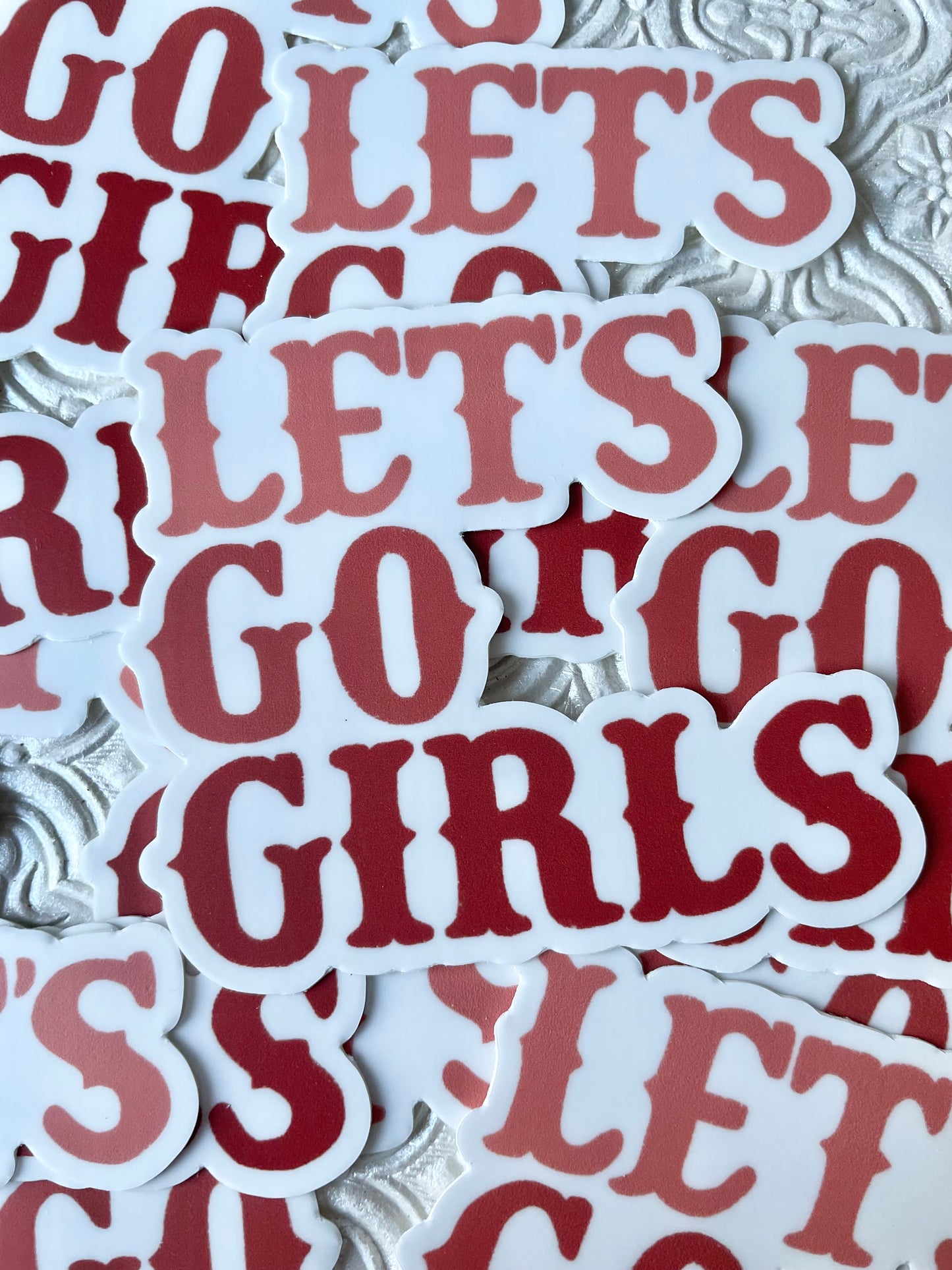 Let's Go Girls Sticker