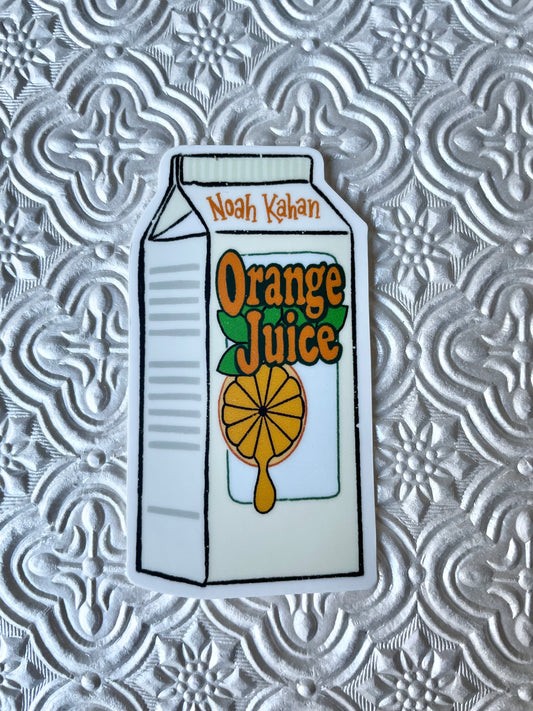 Orange Juice Sticker