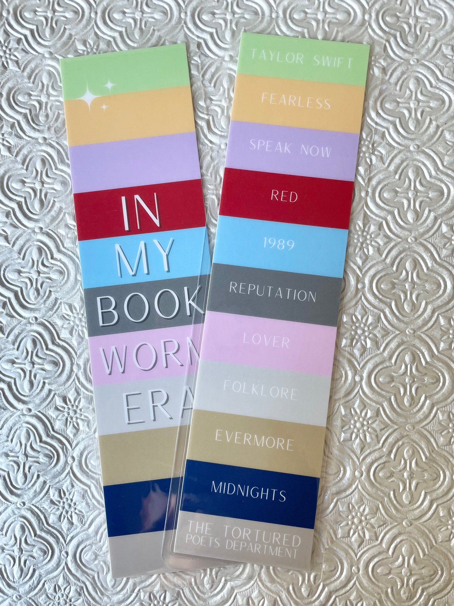 In my Book Worm Era Bookmark