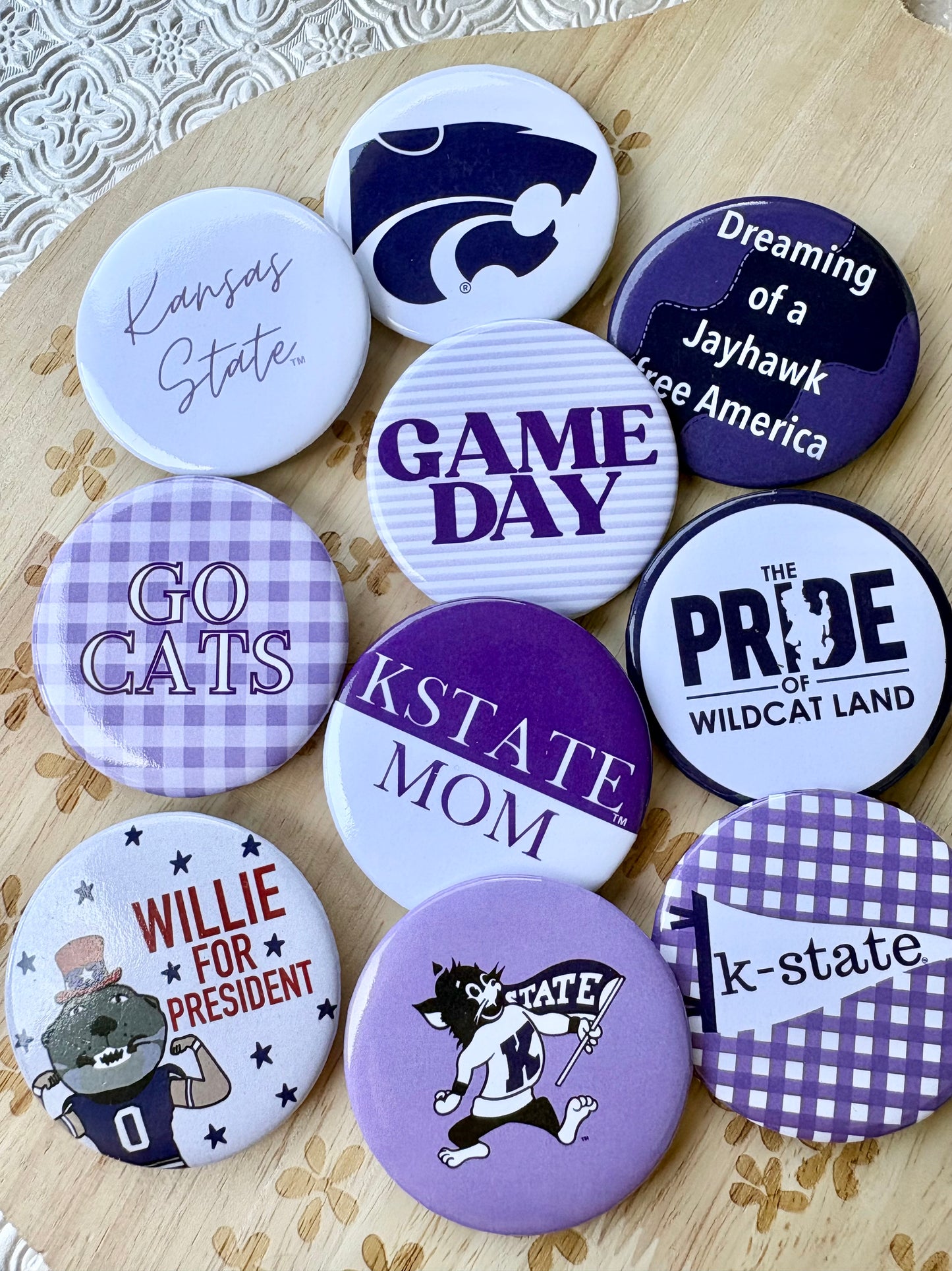 Willie For President Button