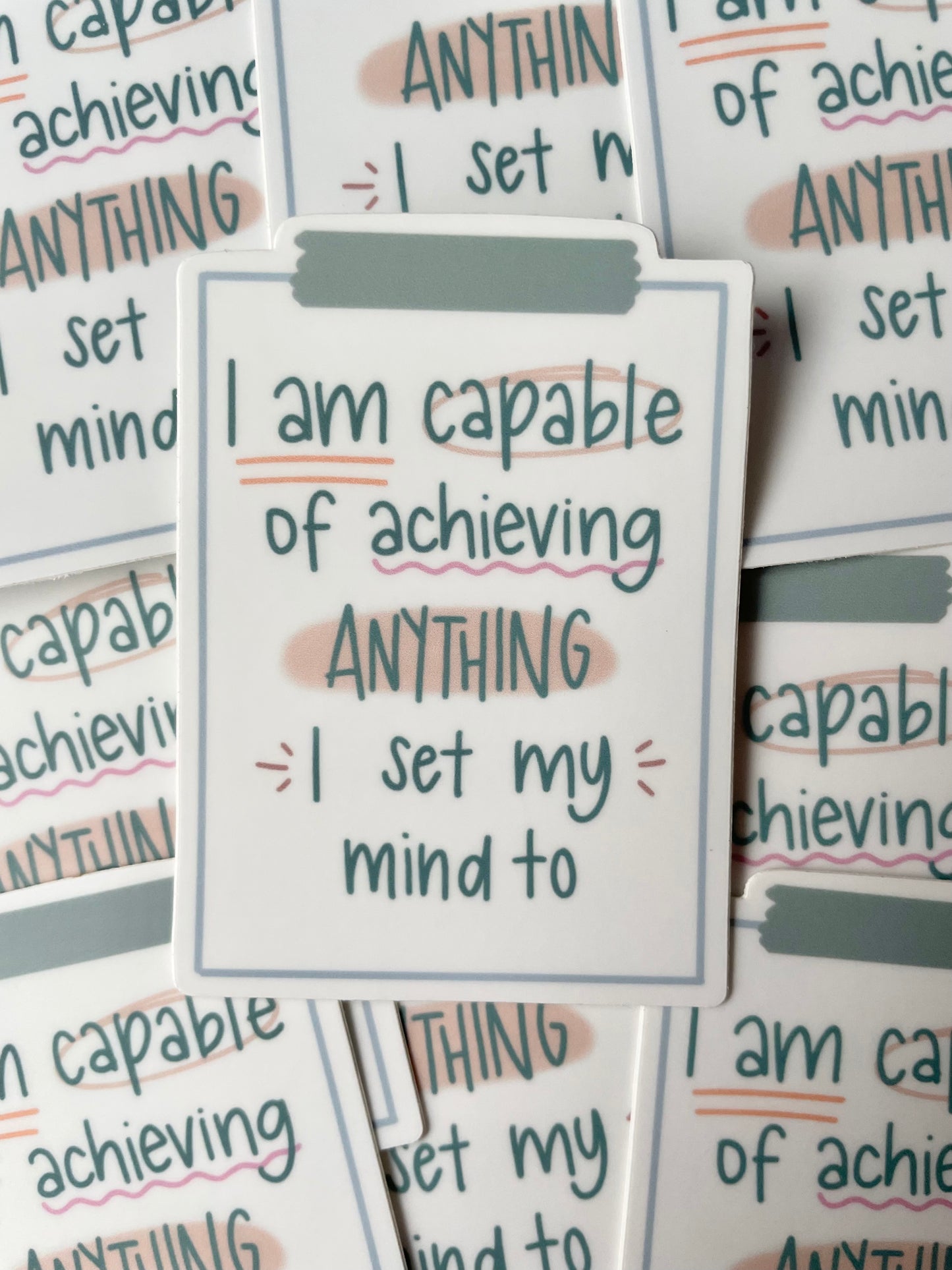 Affirmation Note Sticker