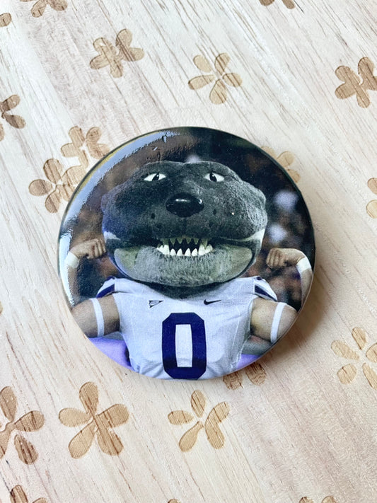 Willie Wildcat Button