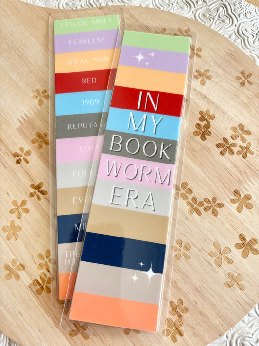 In my Book Worm Era Bookmark