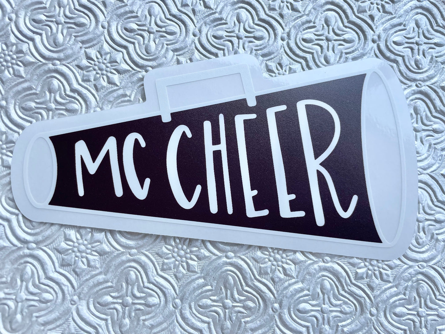 MCHS Cheer Megaphone Car Decal