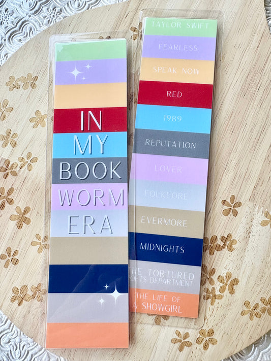 In my Book Worm Era Bookmark