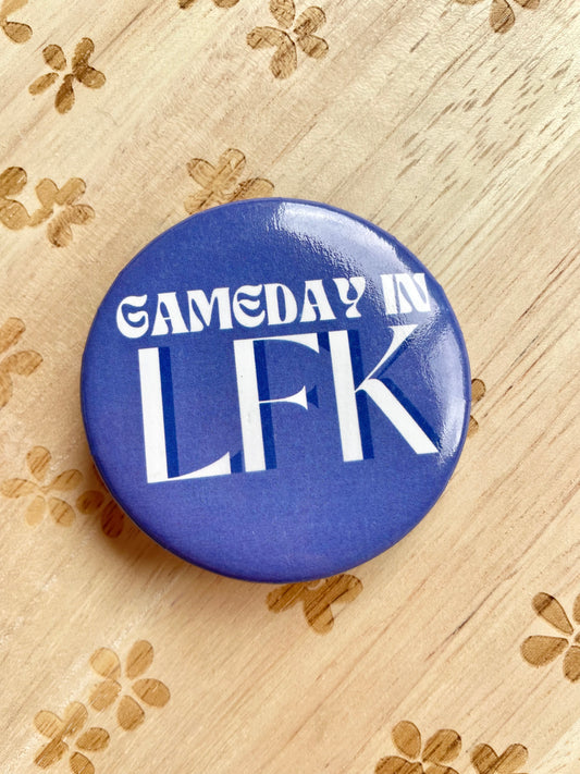 Gameday in LFK Pinback Button