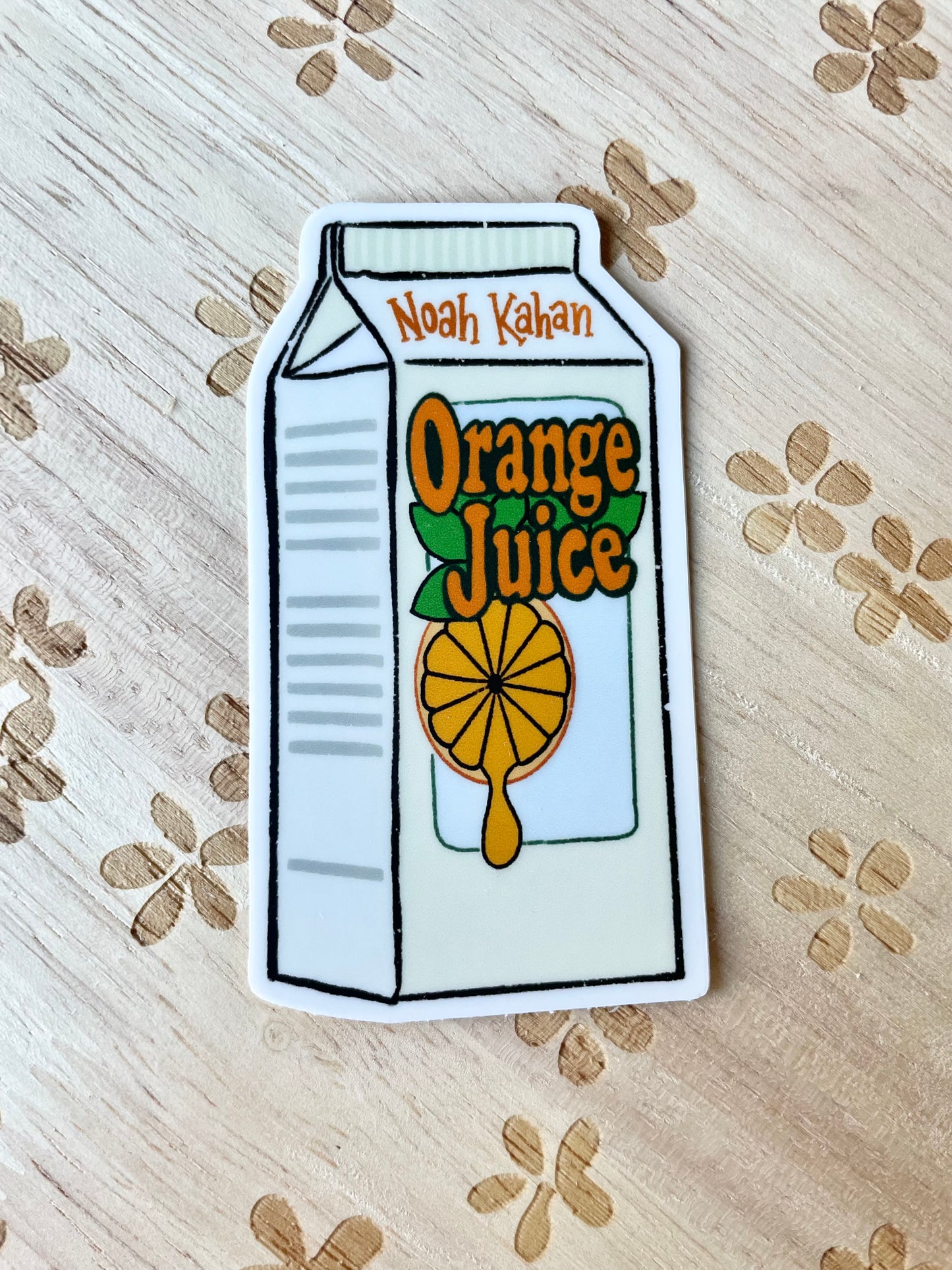 Orange Juice Sticker