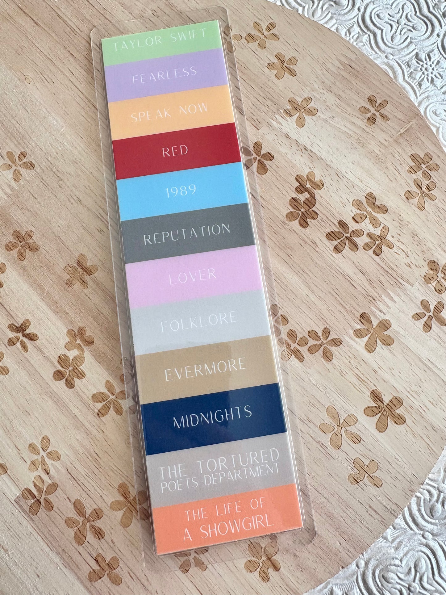 In my Book Worm Era Bookmark