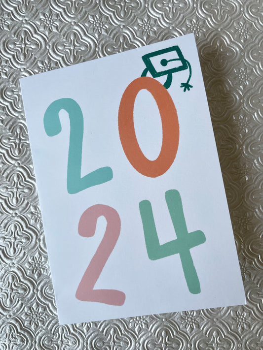 2024 5x7 Folded Greeting Card