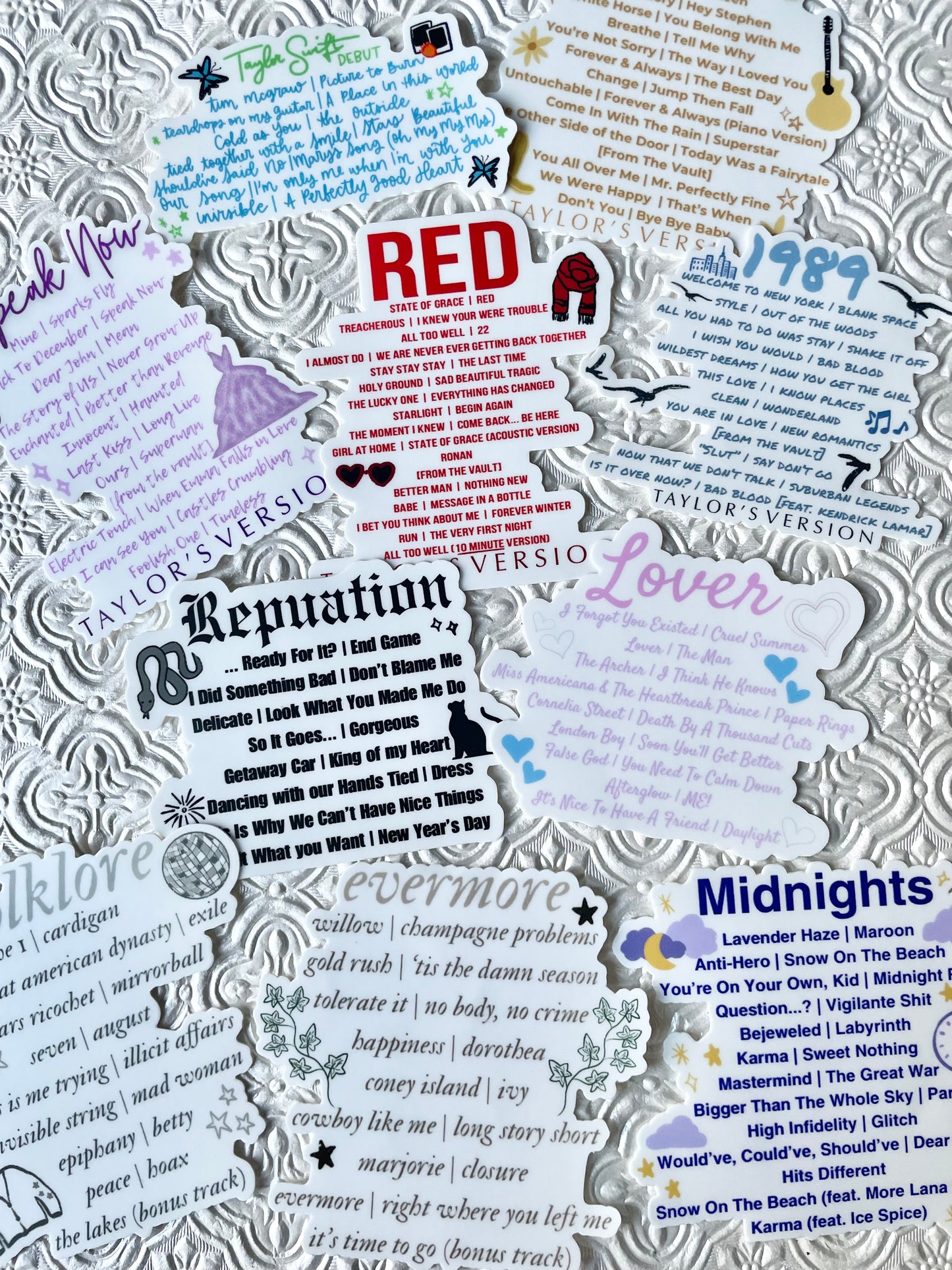 Midnights Taylor Swift Album Sticker