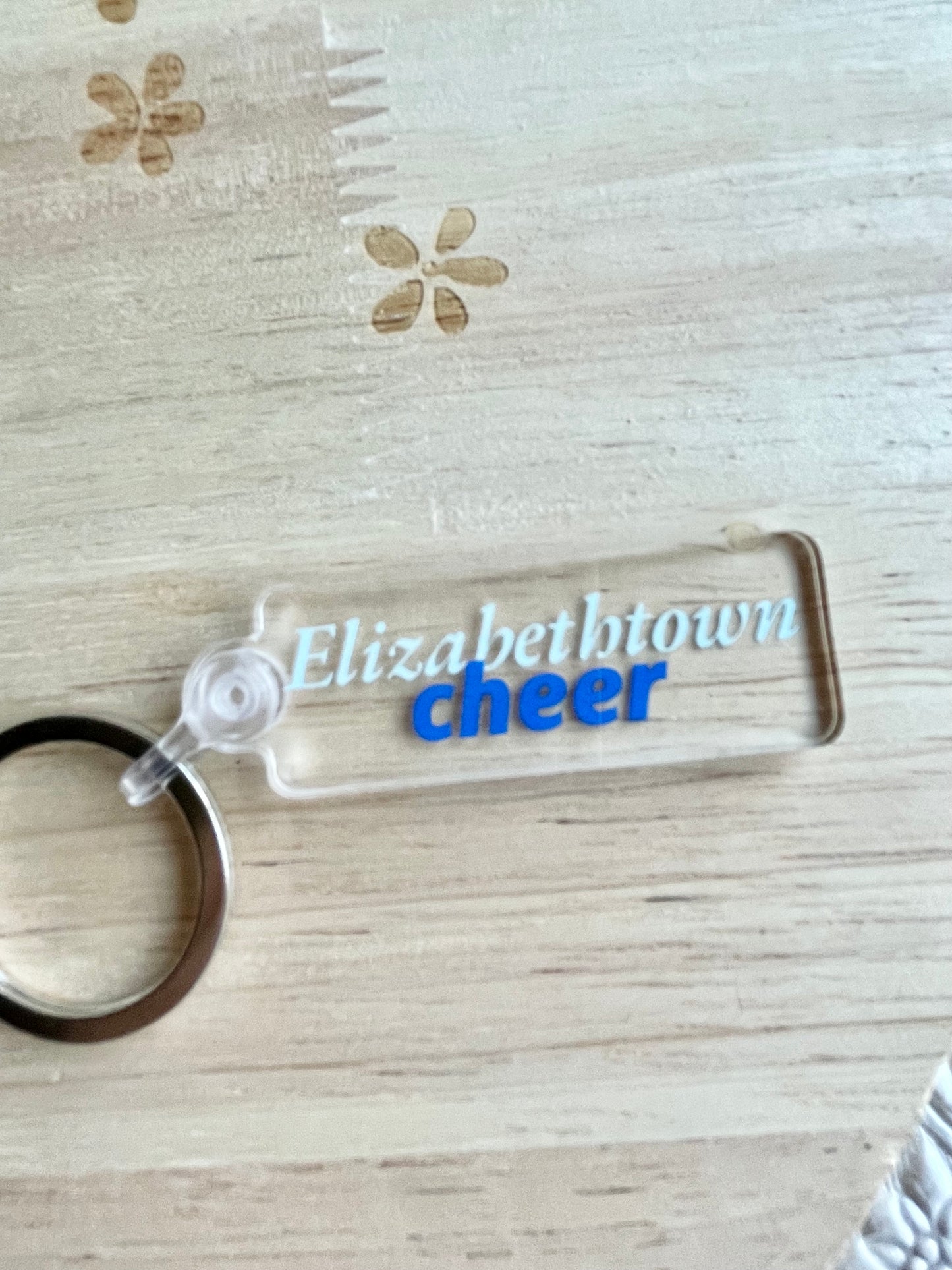 Elizabethtown Cheer Keychain