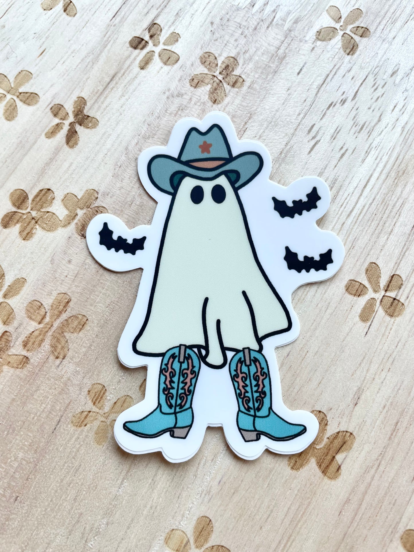 Cowboy Ghost Sticker