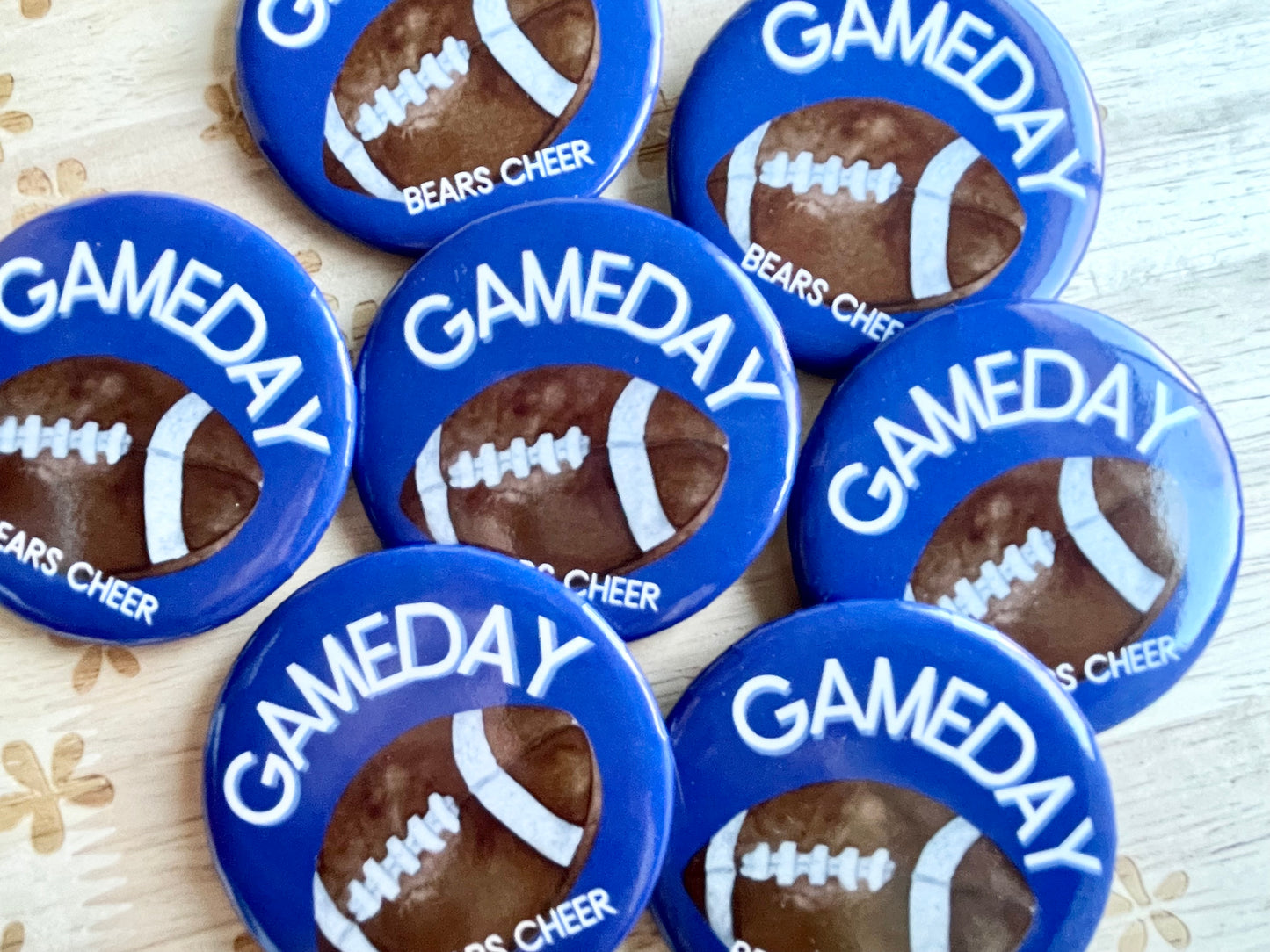 Bears Cheer Gameday Button