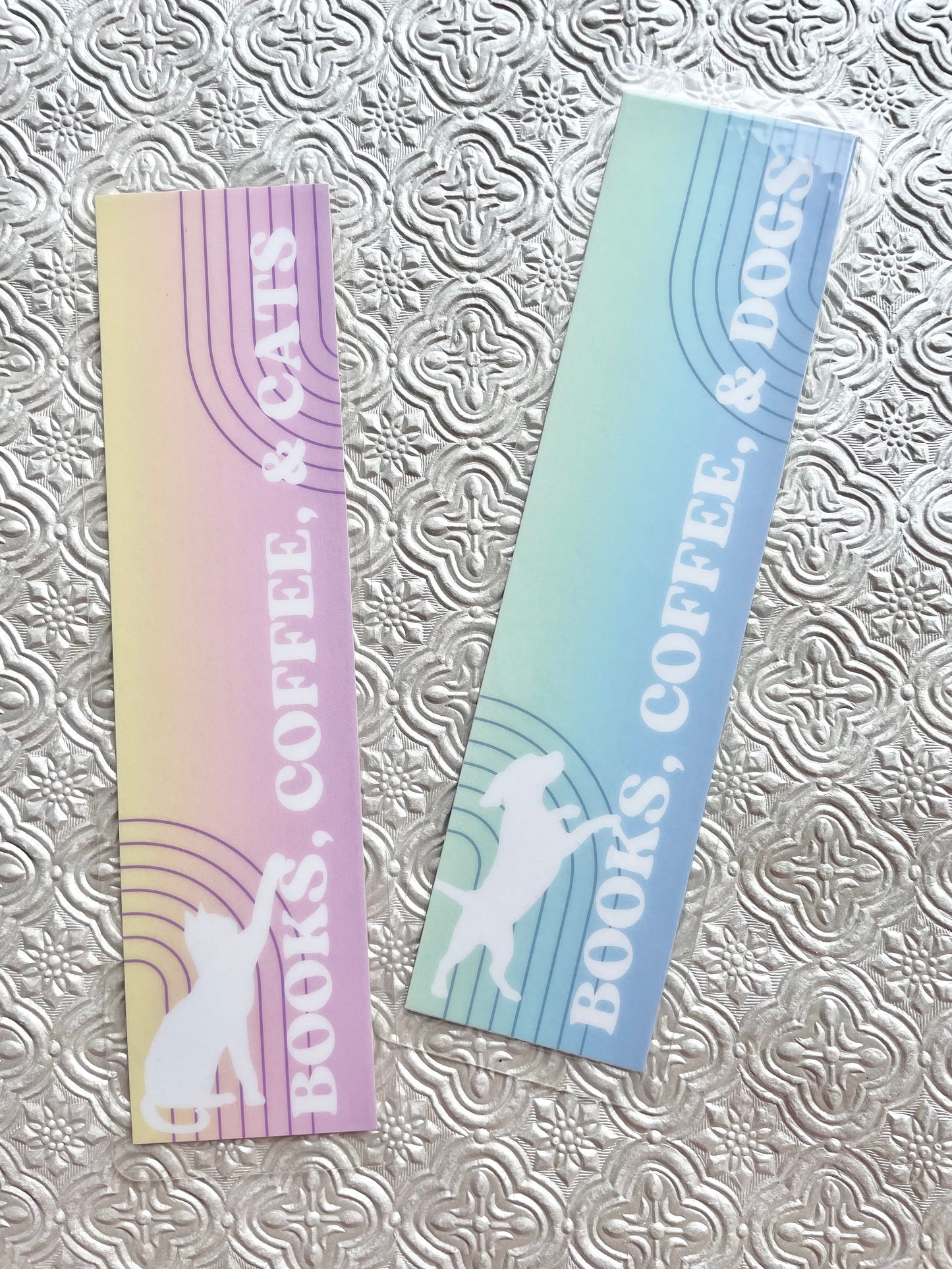 Books Coffee Dogs Bookmark