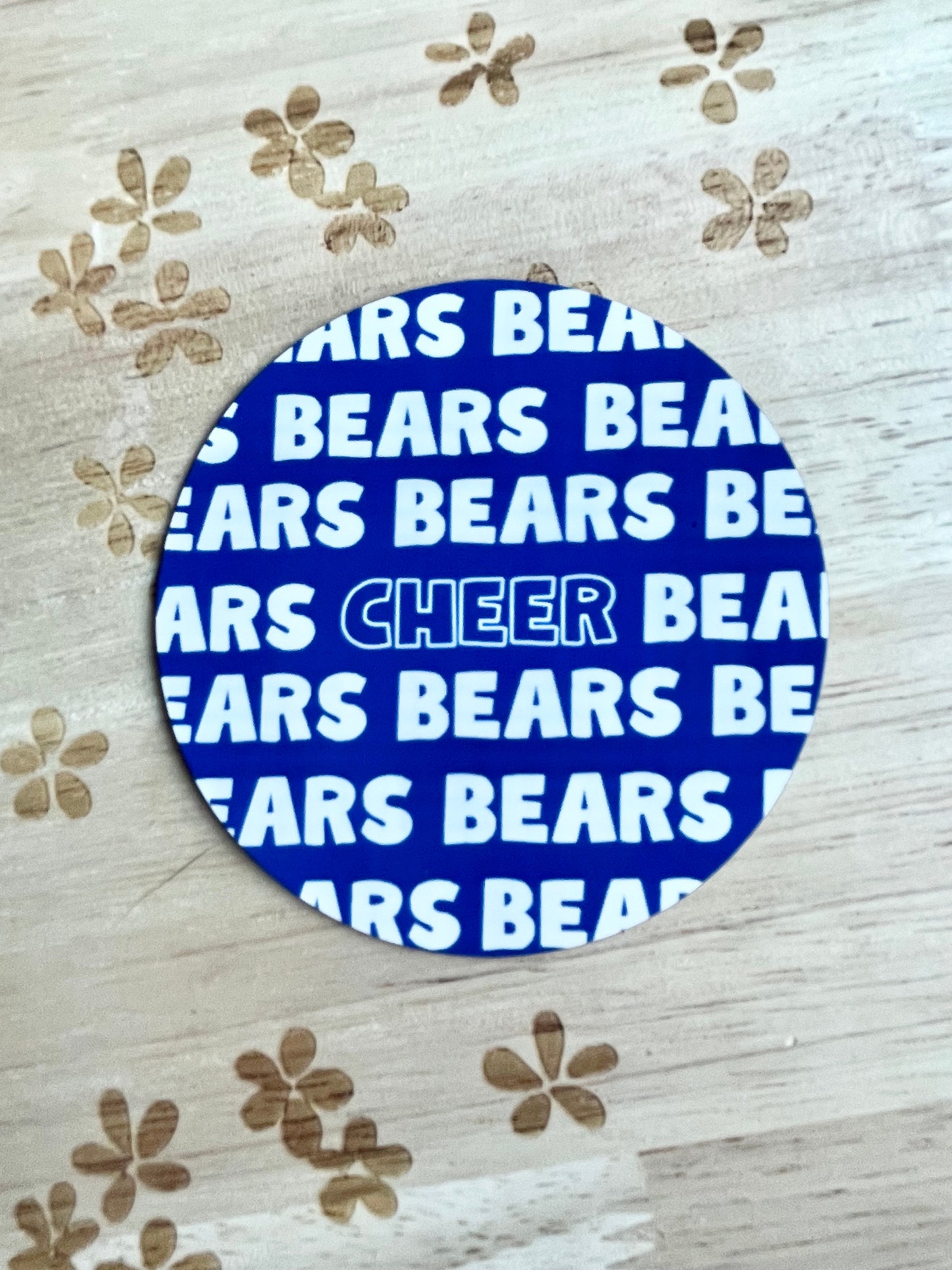 Bears Cheer Circle Magnet