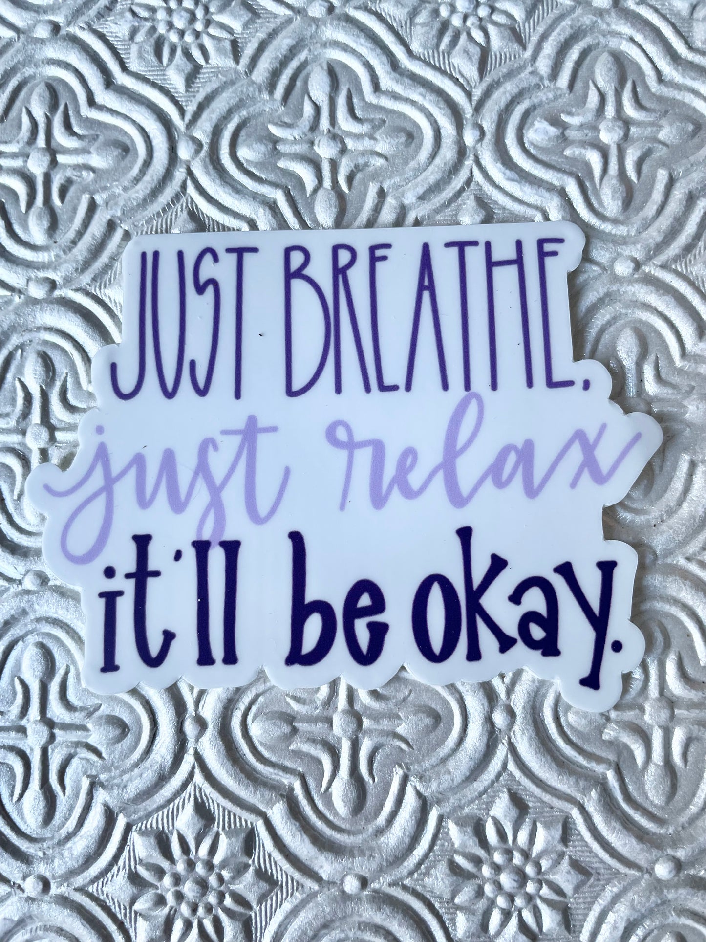 Just Breathe, Just Relax Speak Now Sticker