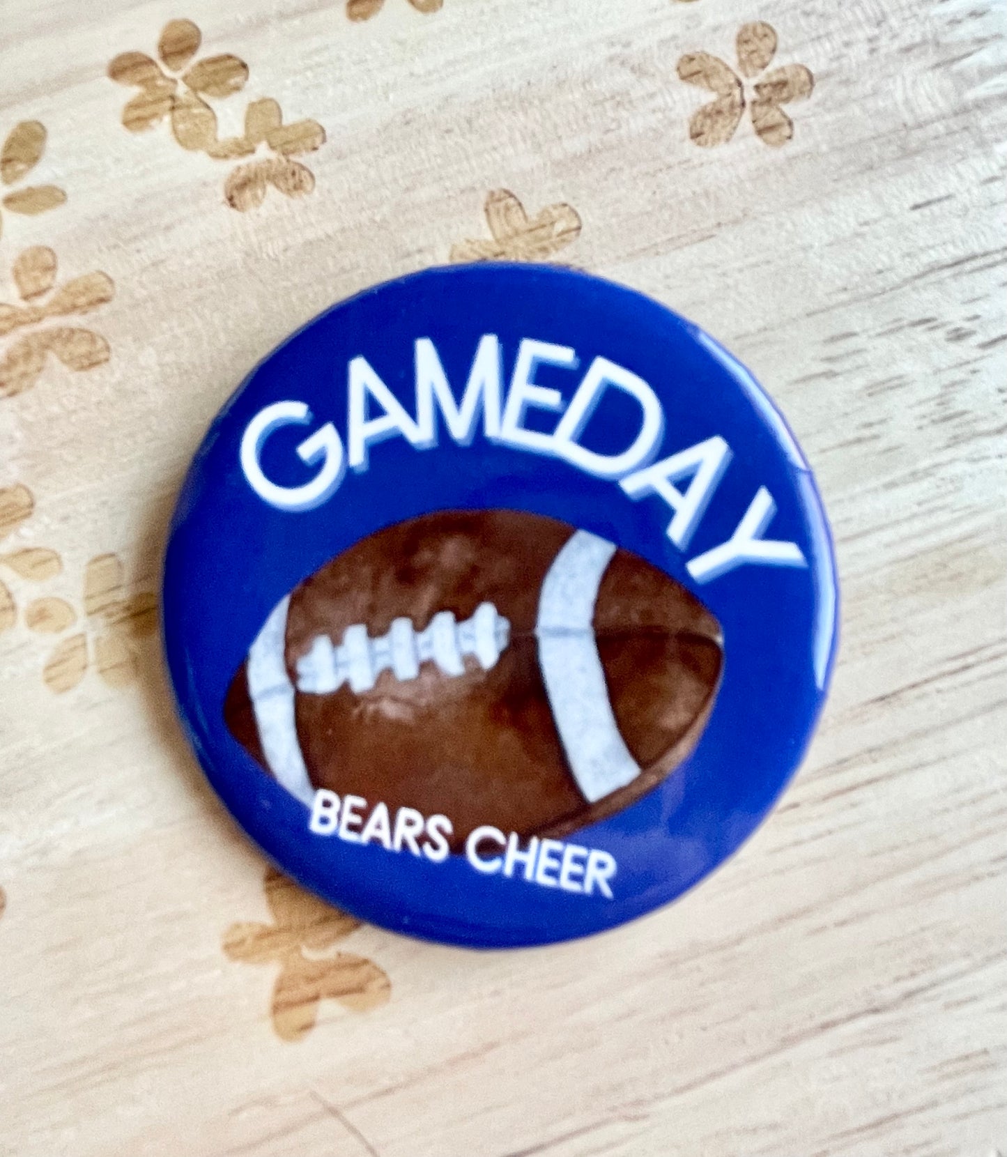 Bears Cheer Gameday Button