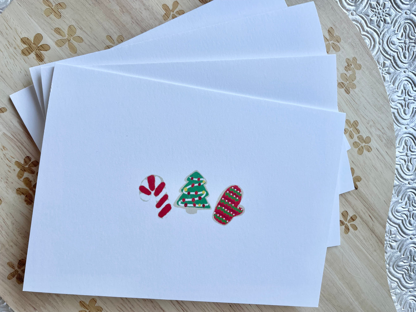 Christmas Card Folded Greeting Card Pack Set of 8