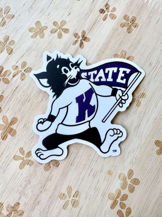 Willie Wildcat Sticker