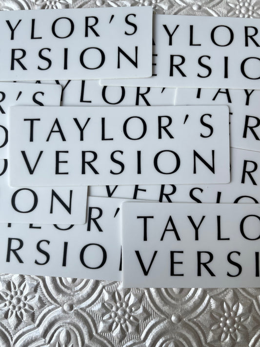 Taylor's Version Sticker