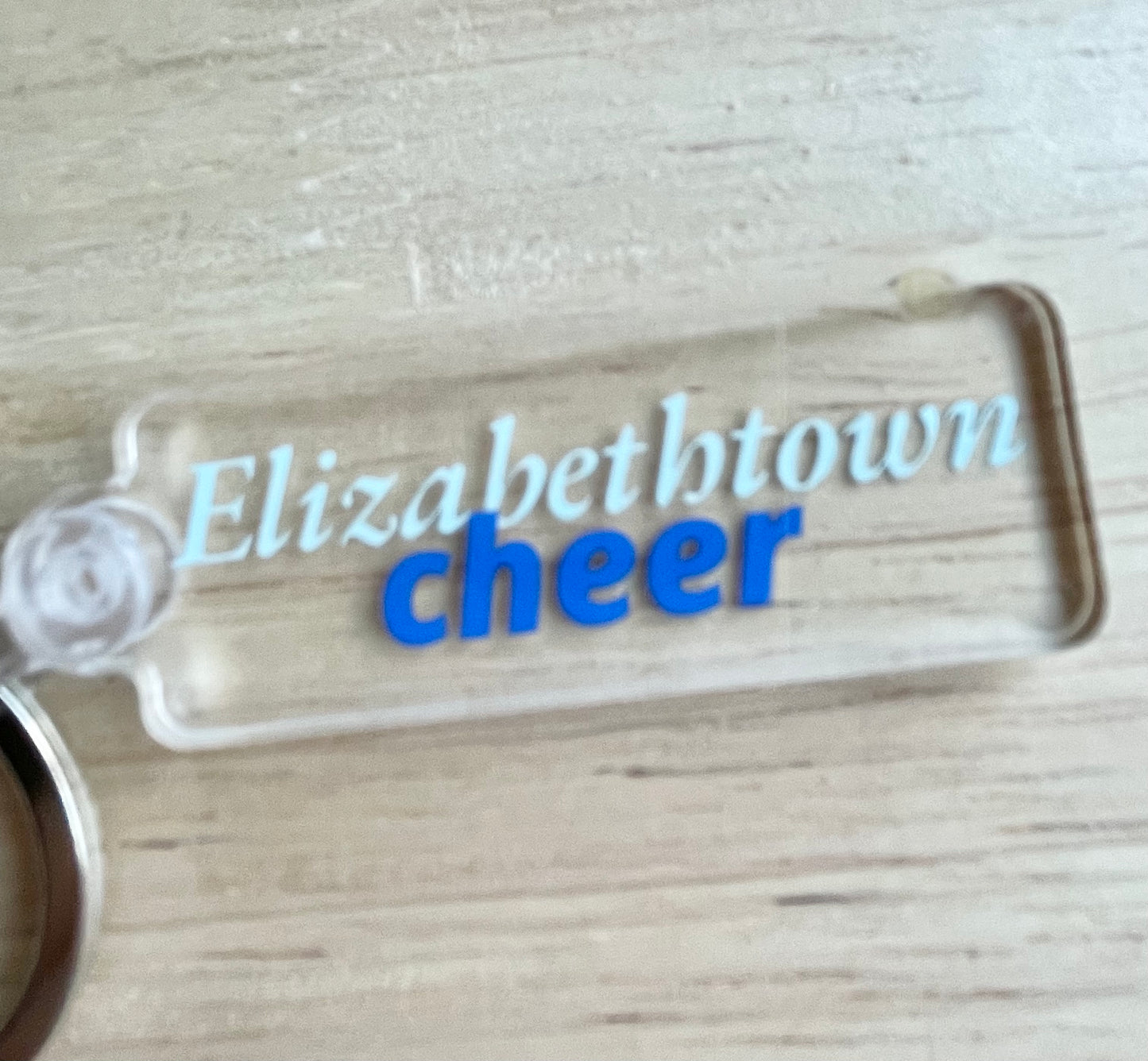 Elizabethtown Cheer Keychain