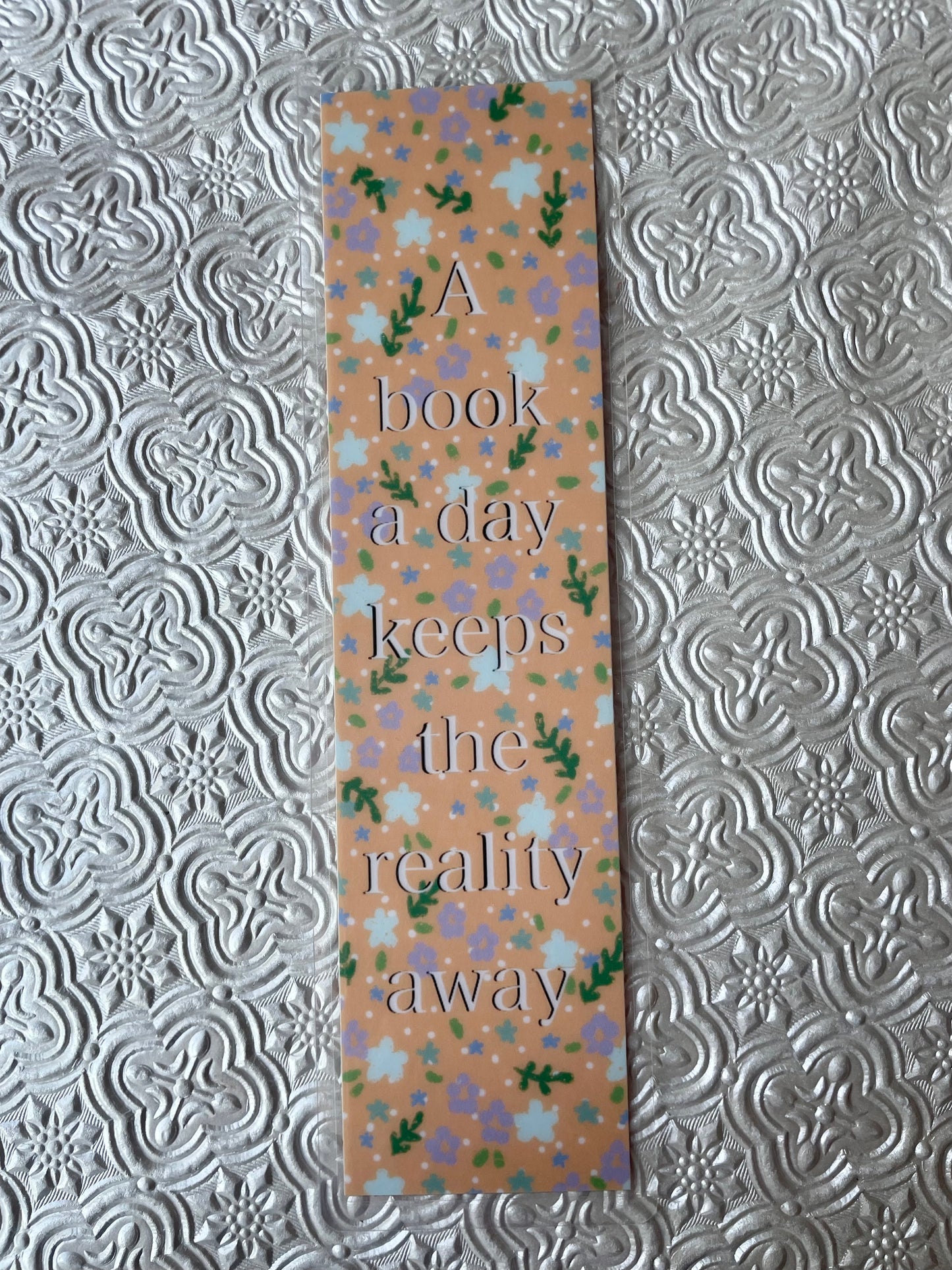 A Book a Day Laminated Bookmark